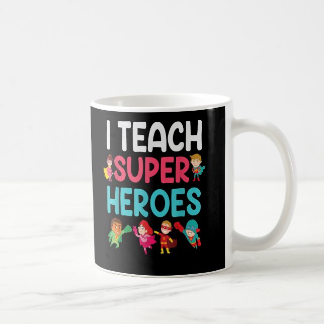 Caneca De Café Ensino Super Heroínas (Direita)
