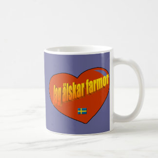 Caneca De Café Entalhe Alskar Farmor
