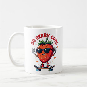 Caneca De Café Então Berry Legal Fruta Lover Strawberry