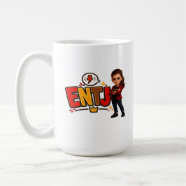 Caneca De Café ENTJ — A Conquistadora Visionária