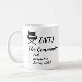 Caneca De Café ENTJ MBTI Myers-Briggs Tipo Personalidade do Indic