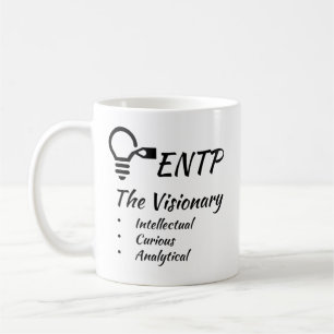 Caneca De Café ENTP MBTI Myers-Briggs Tipo Personalidade do Indic