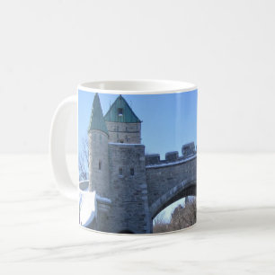 Caneca De Café Entrada na Cidade Velha do Quebec, Quebec, Canadá