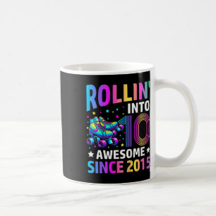Caneca De Café Entrando nos 10 Anos de Idade Patins Gif de Aniver