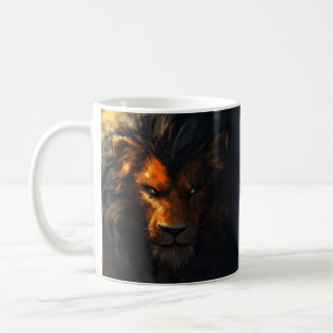 Caneca De Café Entre Leões