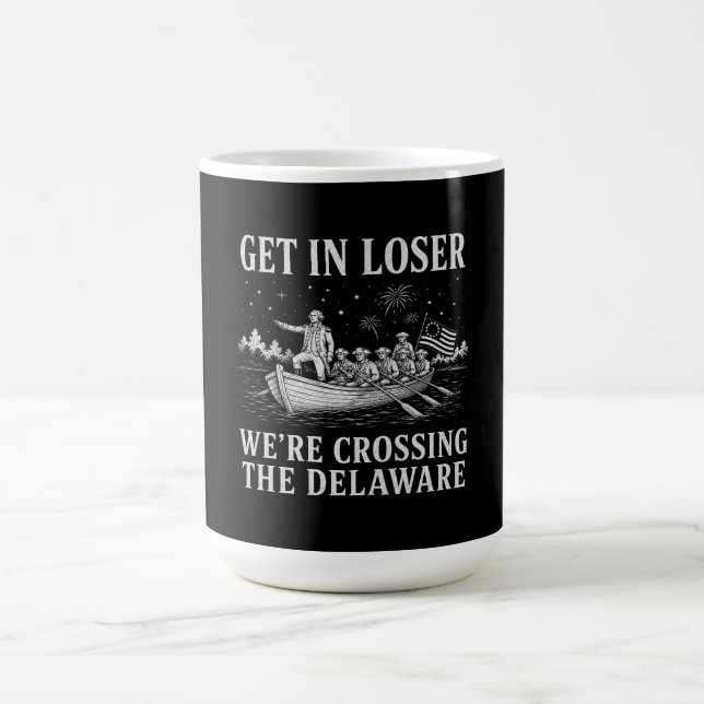 Caneca De Café Entre Perdedor | Meme de Washington Delaware (Centro)