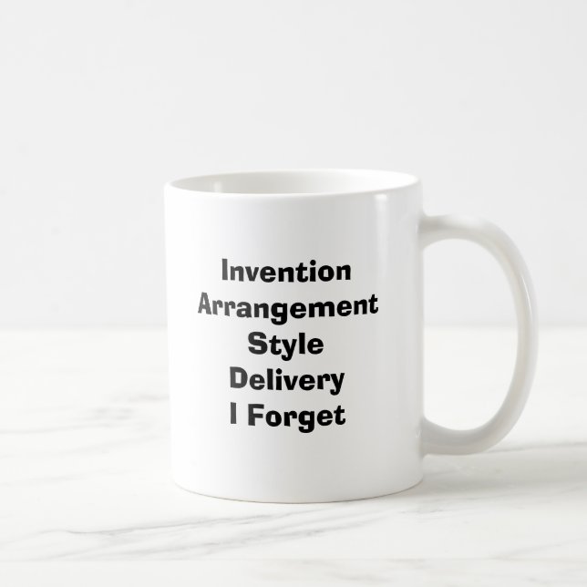 Caneca De Café Entrega que do estilo do arranjo da invenção eu (Direita)