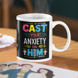 Caneca De Café Entregue suas preocupações