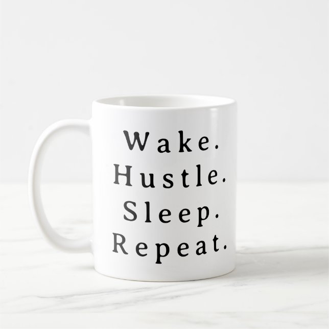 Caneca De Café Entrepreneur Cote Mug - Presente Repetido do Hustl (Esquerda)