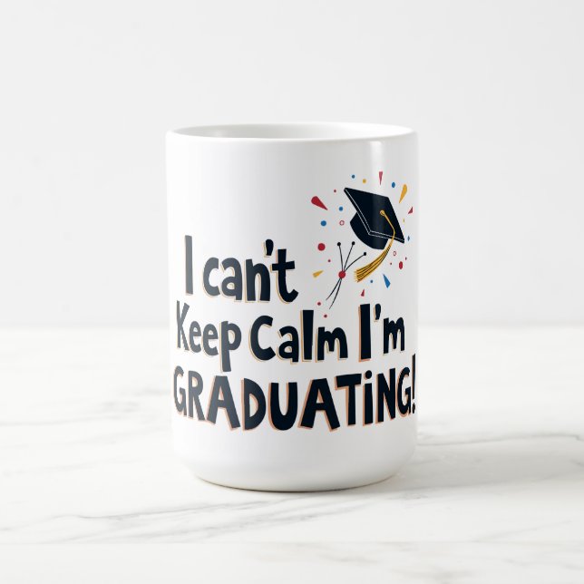 Caneca De Café Entusiasmo de graduação (Centro)
