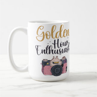 Caneca De Café Entusiasta da Hora - Fotógrafo Fotografia Divertid