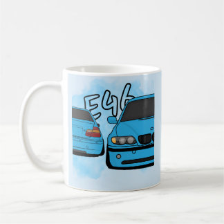 Caneca De Café Entusiasta de Carro de Desenho Animado Sedan Espor