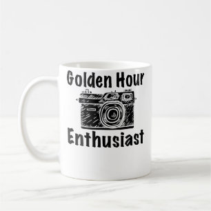 Caneca De Café Entusiasta de Hora - Fotógrafo Fotografia Divertid