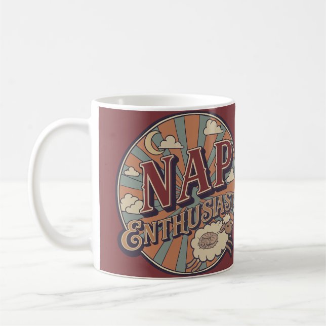 Caneca De Café Entusiasta de Soneca (Esquerda)