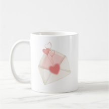 Envelope de Carta de Amor do Dia dos Namorados em