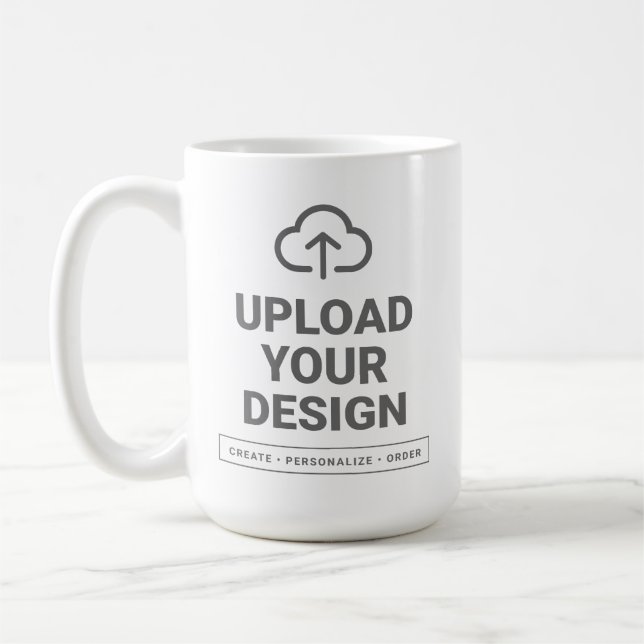 Caneca De Café Envie Seu Design Personalizado (Esquerda)