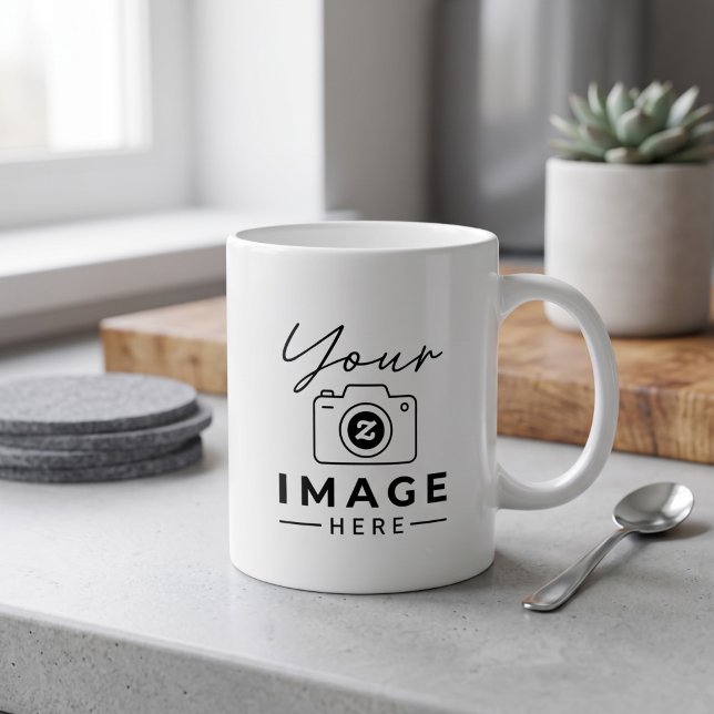 Caneca De Café Envie Sua Foto Favorita (Criador carregado)
