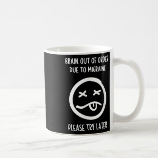 Caneca De Café Enxaqueca Alivio Humor T Shirt - Enxaqueca
