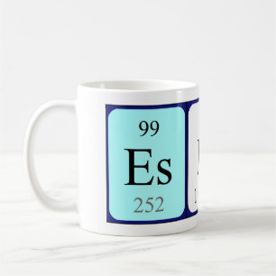 Caneca De Café Enxelar a mesa periódica