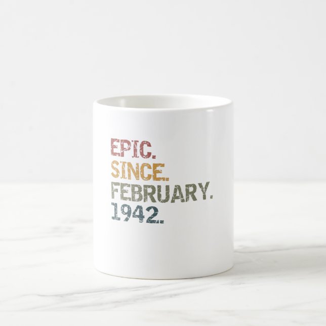 Caneca De Café Epic desde fevereiro de 1942 (Centro)