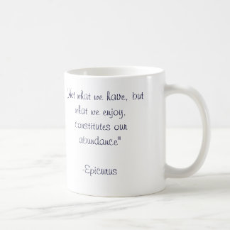 Caneca De Café Epicurus