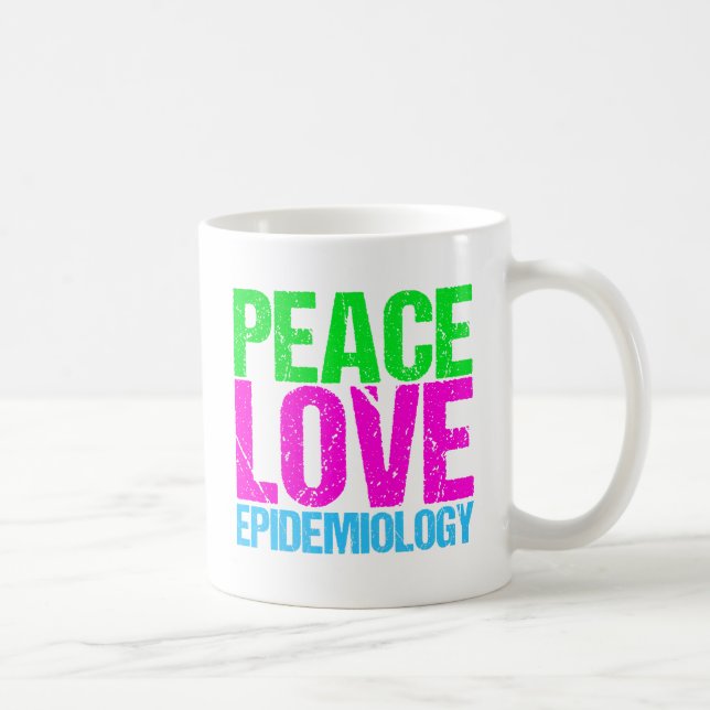 Caneca De Café Epidemiologia do Amor pela Paz (Direita)