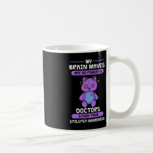Caneca De Café Epilepsia Sensibilização Cérebro Epiléptico Púrpur