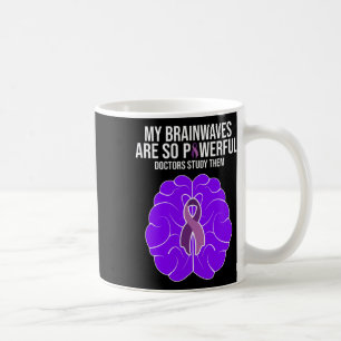 Caneca De Café Epilepsia Sensibilização Figurino das Minhas Ondas
