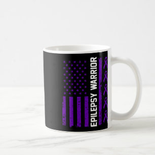 Caneca De Café Epilepsia Sensibilização Sobrevivência do Guerreir