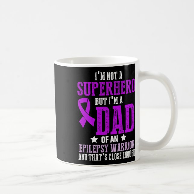 Caneca De Café Epilepsy Awareness Epileptic Warrior Survivor 6  (Direita)