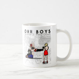 CANECA DE CAFÉ EPISÓDIO OHH BOYS 2 - PIMP PARA BAIXO
