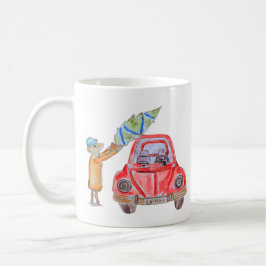 Caneca De Café Época da Árvore de Natal!