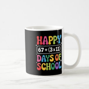 Caneca De Café Equação Matemática dos 100 Dias de Escola Groovy 6