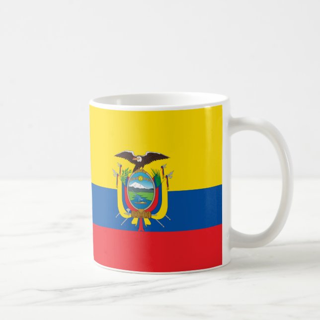 Caneca De Café Equador Sinalizador Cerâmico Mug (Direita)