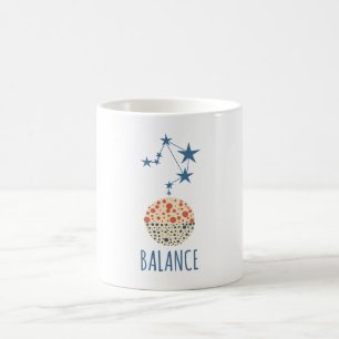 Caneca De Café Equilíbrio astrologístico do símbolo Tasse