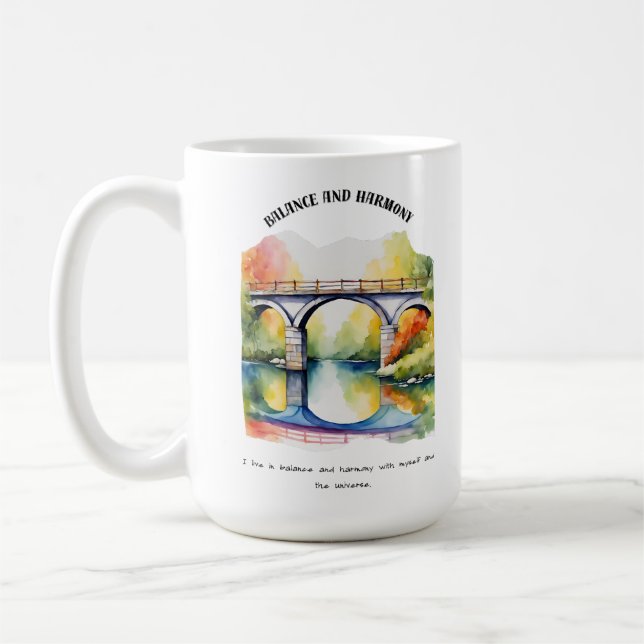 CANECA DE CAFÉ EQUILÍBRIO E HARMONIA (Esquerda)