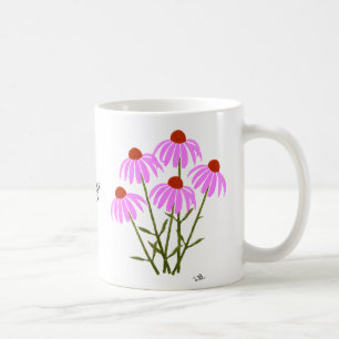 Caneca De Café Equináceas Roxas