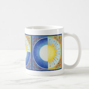 Caneca De Café Equinócio Celta Sol e Lua