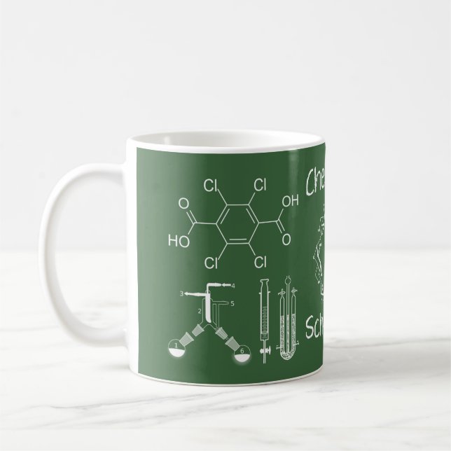Caneca De Café Equipamento de laboratório de química - Rótulo no  (Esquerda)