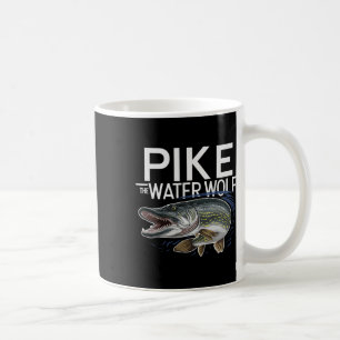 Caneca De Café Equipamento de pescador de lúcio Pescaria de lúcio