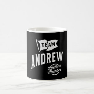Caneca De Café Equipe Andrew Lifetime Membro