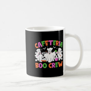 Caneca De Café Equipe Boo da Cafeteria Retro Funcionário da Cafet