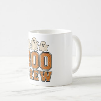 Caneca De Café Equipe Boo Design de Fantasma Fofo de Halloween
