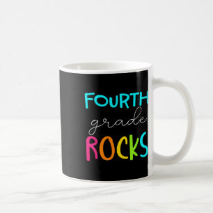 Caneca De Café Equipe da 4ª série Grade Rocks Professora 
