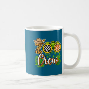 Caneca De Café Equipe da equipe do zoológico selva safari vida se