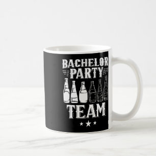 Caneca De Café Equipe da Festa de Despedida de Solteiro Noivo Noi