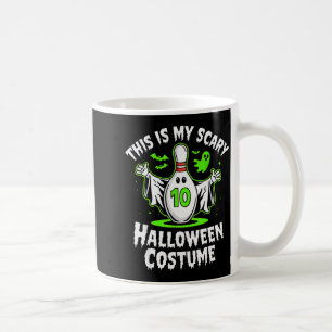 Caneca De Café Equipe da Liga de Boliche de Fantasmas Engraçados