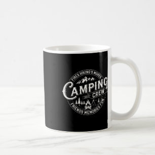 Caneca De Café Equipe de Acampamento 2025 Combinando Para Família