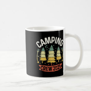 Caneca De Café Equipe de Acampamento 2025 Viagem de Acampamento F