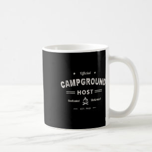 Caneca De Café Equipe de Anfitriões de Acampamento Vintage Equipe